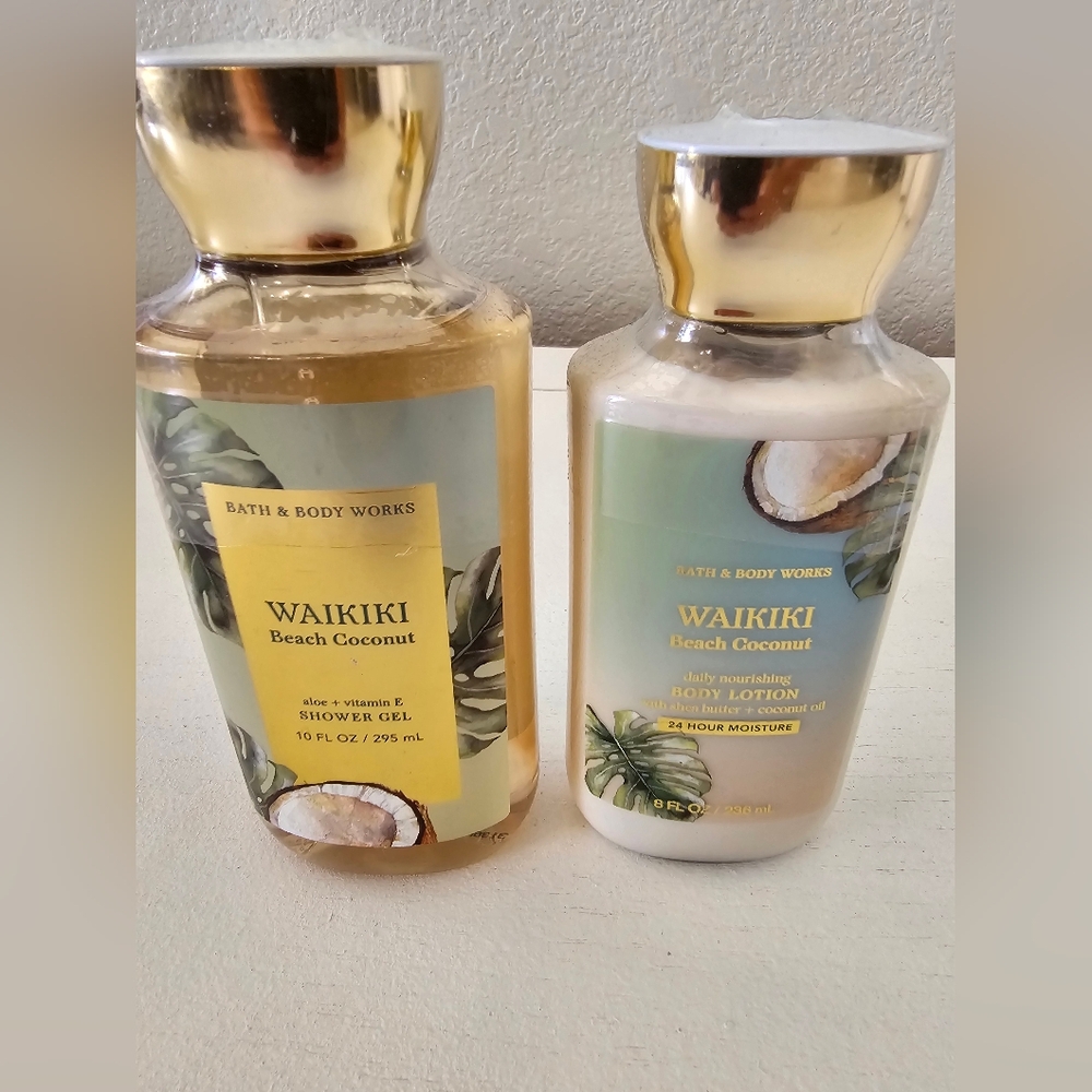 Bath & Body Works Gel and Lotion NWT Waikiki Scented
